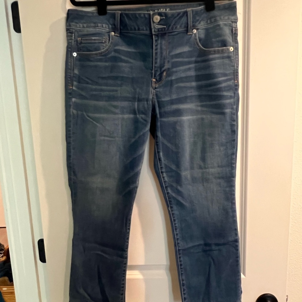 American Eagle Outfitters Women's Artist Crop Jeans Sz 16